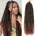 thumbnail image 1 of MORICA Passion Twist Hair 8 Packs 22 Inch Passion Twist Crochet Hair For Women, Crochet Pretwisted Curly Hair Passion Twists Synthetic Braiding Hair Extensions (22 Inch 8 Packs, T350), 1 of 5