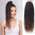 thumbnail image 1 of MORICA Senegalese Twist Crochet Hair 8 Packs 14 Inch Small Crochet Hair for Braiding, Crochet Braids Hair For Black Women, Crochet Twist Hair Braiding Hot Water Setting(14 Inch,1B/30), 1 of 6