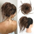 thumbnail image 1 of MORICA Tousled Updo Messy Bun Hair Piece Extension with Elastic Rubber Band Synthetic Scrunchies Ponytail for Women, 1 of 5