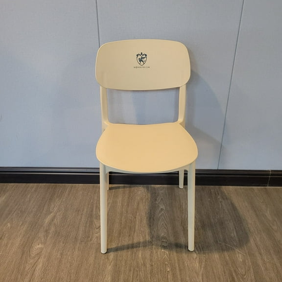 MORKPRISM Chairs One-Piece Molded Plastic Chair, Sturdy and Durable
