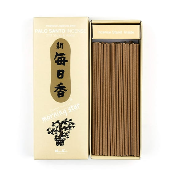 MORNING STAR - Palo Santo 200 Sticks Incense by Nippon Kodo Japanese Quality Incense