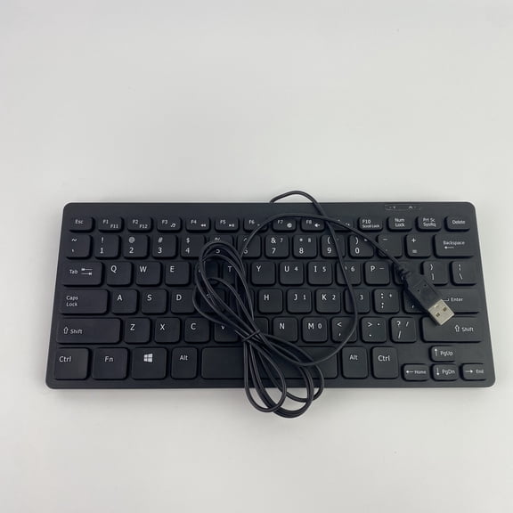 MORNSUN Computer peripheral devices Mini minimalist wired keyboard, compact, USB