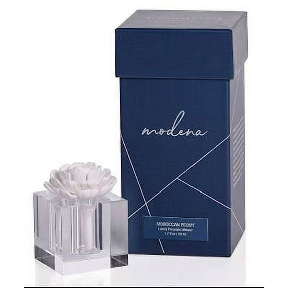 MOROCCAN PEONY Small Modena Zodax Porcelain Diffuser