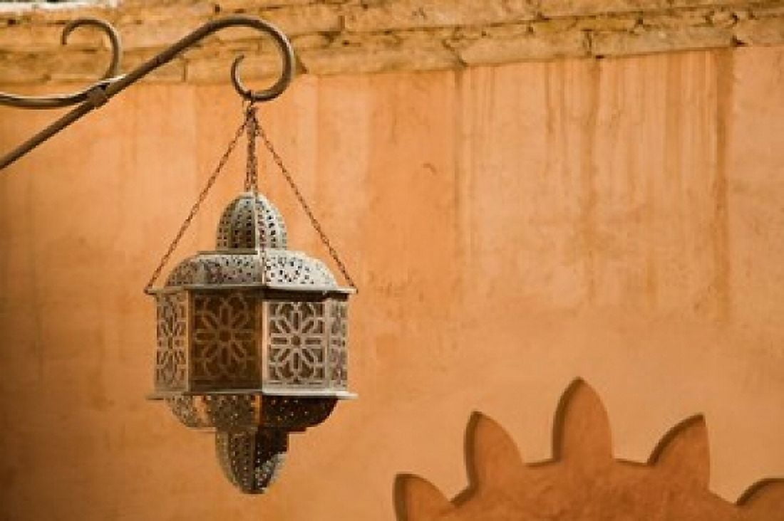 MOROCCO AGADIR Medina Craft and Cultural Village Canvas Art - Walter Bibikow DanitaDelimont (28 x 19)