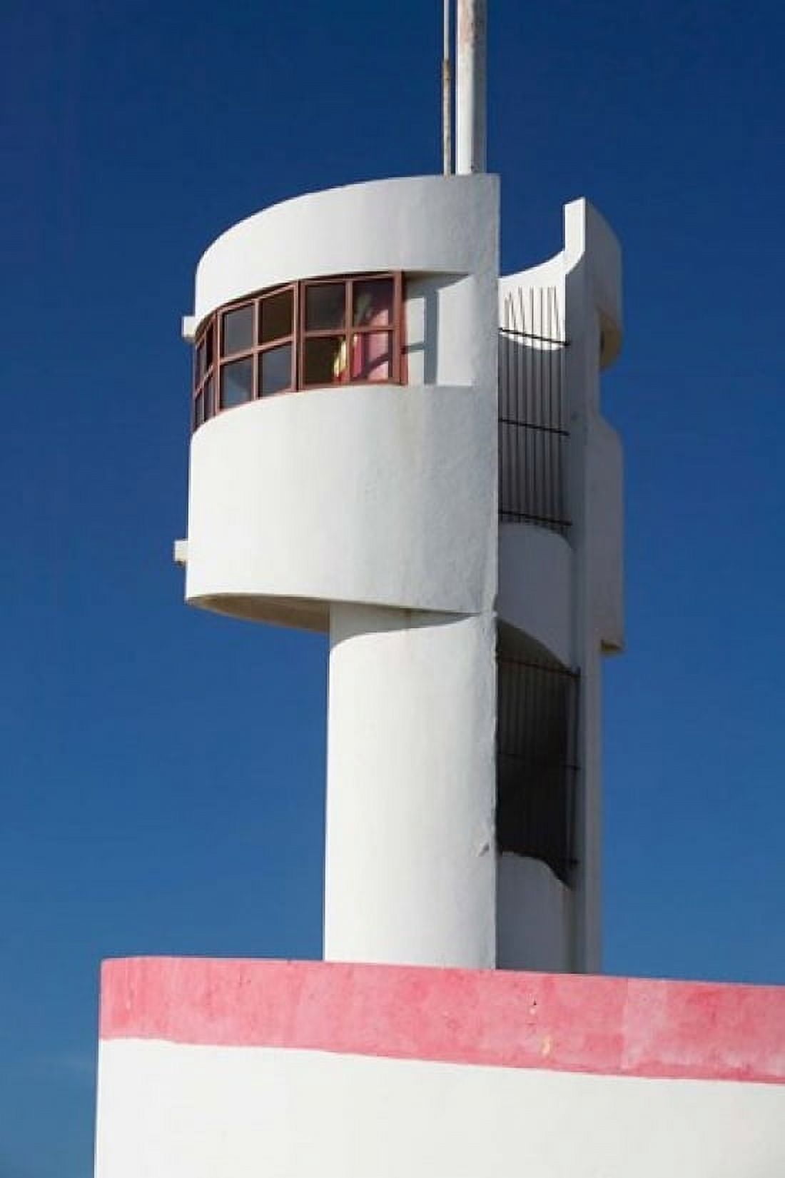 MOROCCO CASABLANCA AIN DIAB Beach Lifeguard Tower Canvas Art - Walter Bibikow DanitaDelimont (18 x 26)