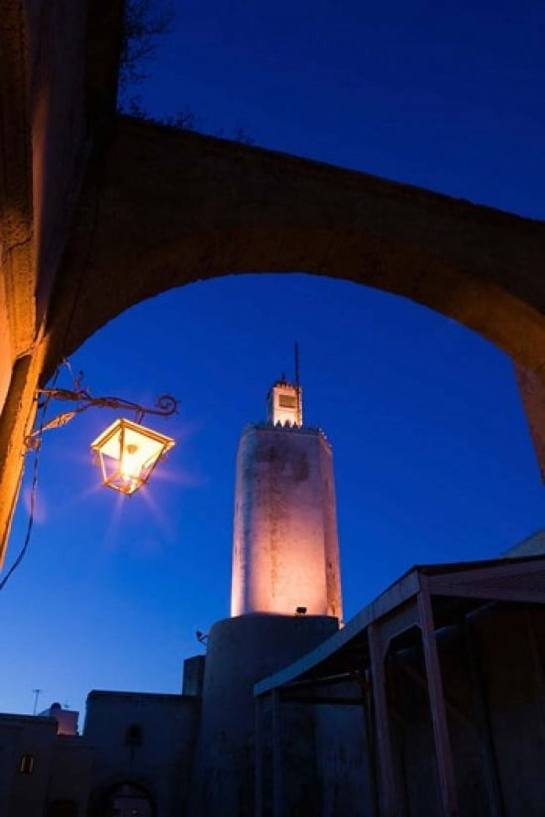 MOROCCO EL JADIDA Portuguese Fort Grande Mosque Canvas Art - Walter Bibikow DanitaDelimont (19 x 28)