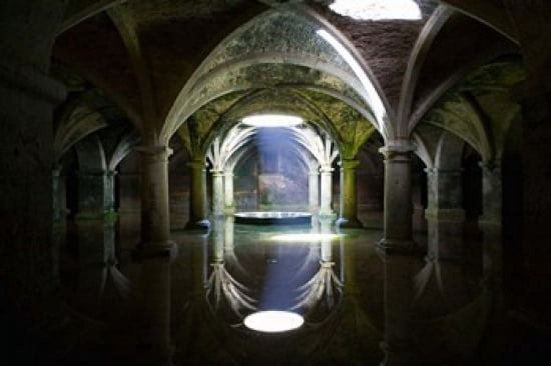 MOROCCO EL JADIDA Portuguese Fortress Cistern Canvas Art - Walter Bibikow DanitaDelimont (28 x 19)