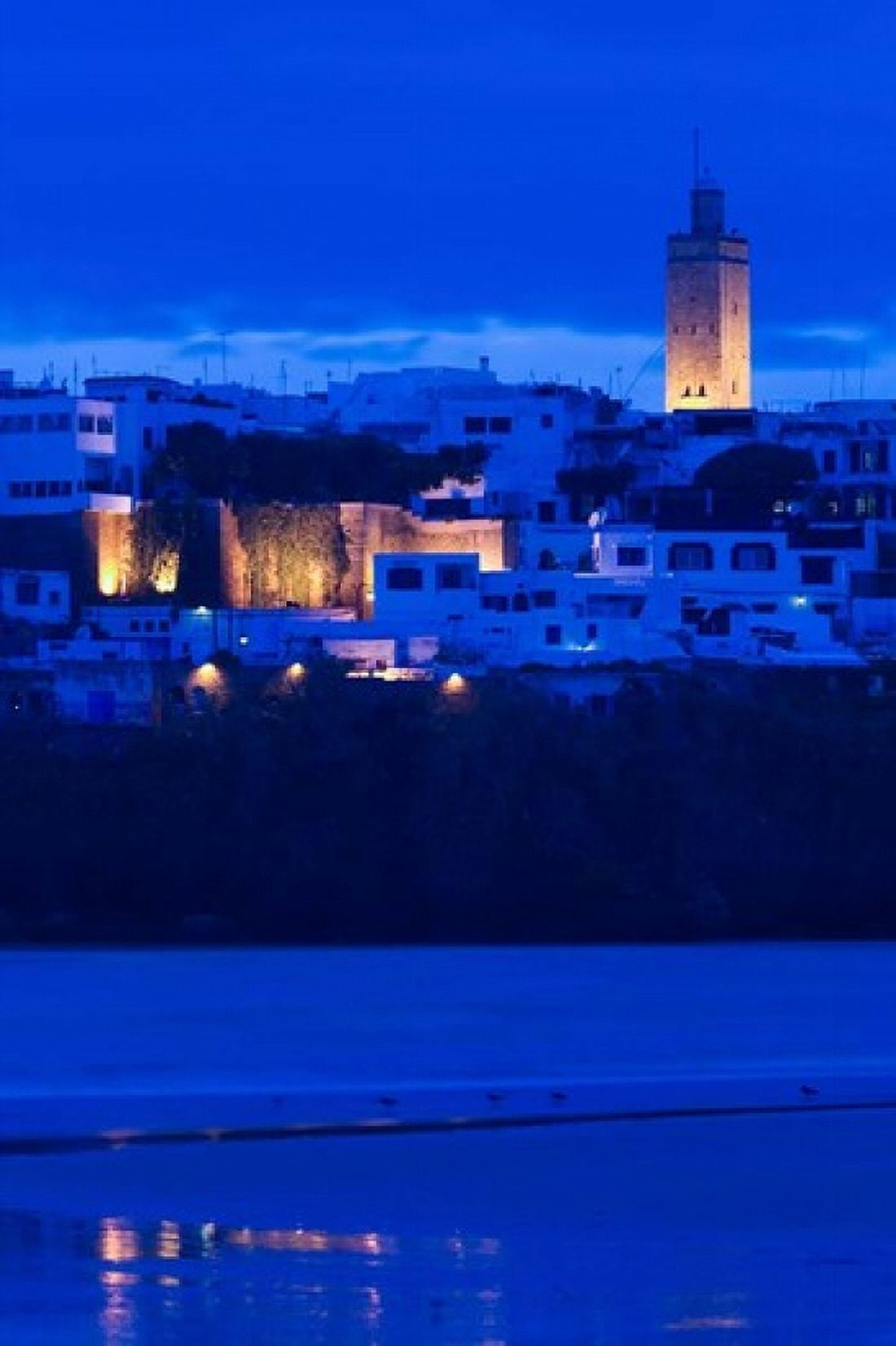 MOROCCO Rabat Kasbah des Oudaias Oued Bou Regreg Canvas Art - Walter Bibikow DanitaDelimont (23 x 34)