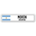thumbnail image 1 of MORON ARGENTINA Street Sign Argentinian flag city country road wall gift, 1 of 5