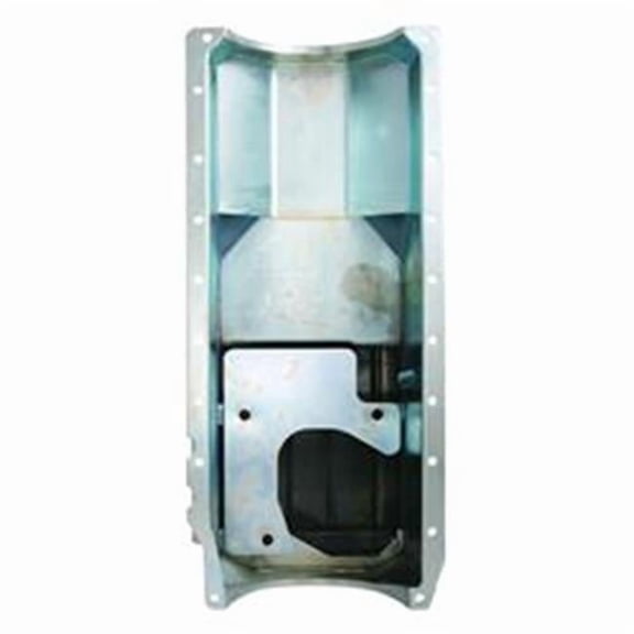 MOROSO 20411 8 in. Oil Pan - Silver - 6 Quart