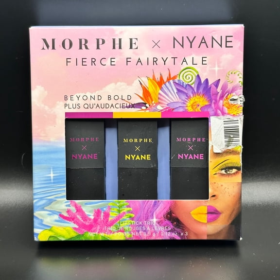 MORPHE X NYANE FIERCE FAIRYTALE POUT CLOUT LIPSTICK TRIO - BEYOND BOLD