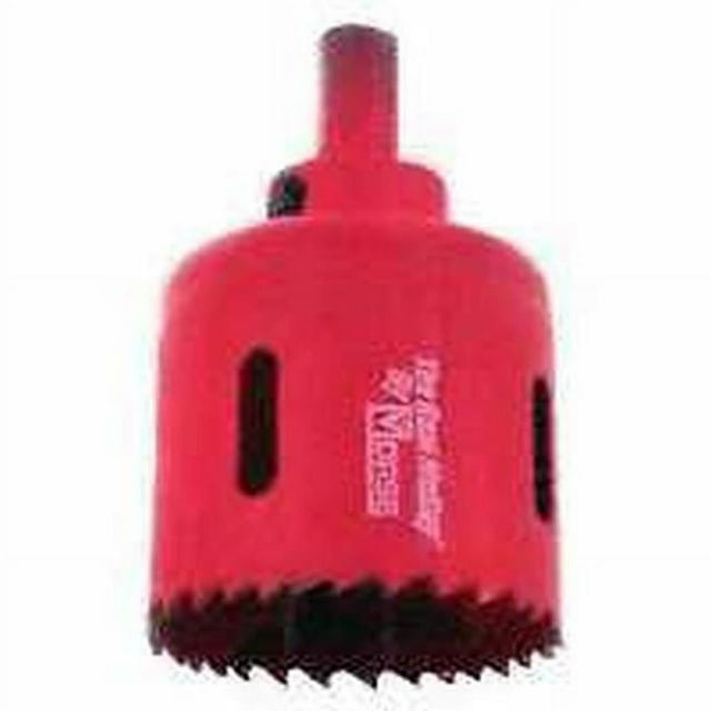 MORSE MHSA21C Hole Saw, 1-5/16 in Dia, 1-15/16 in D Cutting, 3/8 in Arbor, 4/6 TPI, HSS Cutting Edge