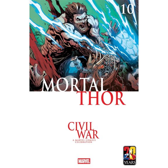 MORTAL THOR #10 RYAN STEGMAN CIVIL WAR CELEBRATION VARIANT Marvel Comic Book 2026