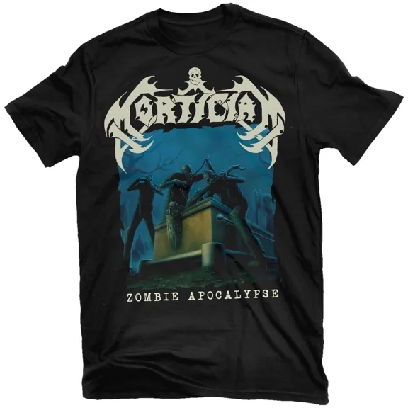 MORTICIAN cd lgo ZOMBIE APOCALYPSE Official SHIRT XL New final bloodbath session