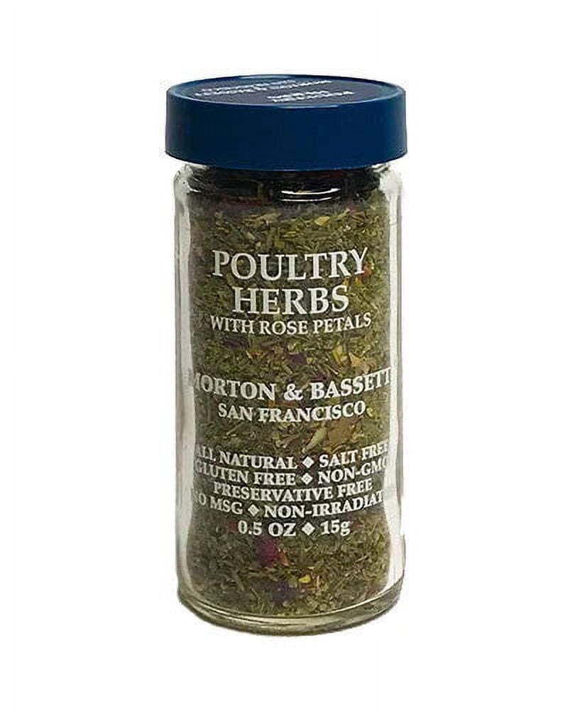 MORTON & BASSETT HERBS POULTRY ROSE PETALS 0.5 OZ Pack of 3