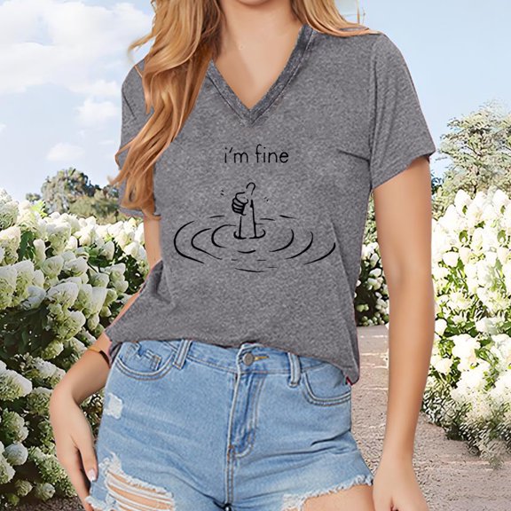 MORTTIC Women's Casual Short Sleeve Graphic Tee – Perfect for Summer Outings, Beach Days, and Relaxed Weekends