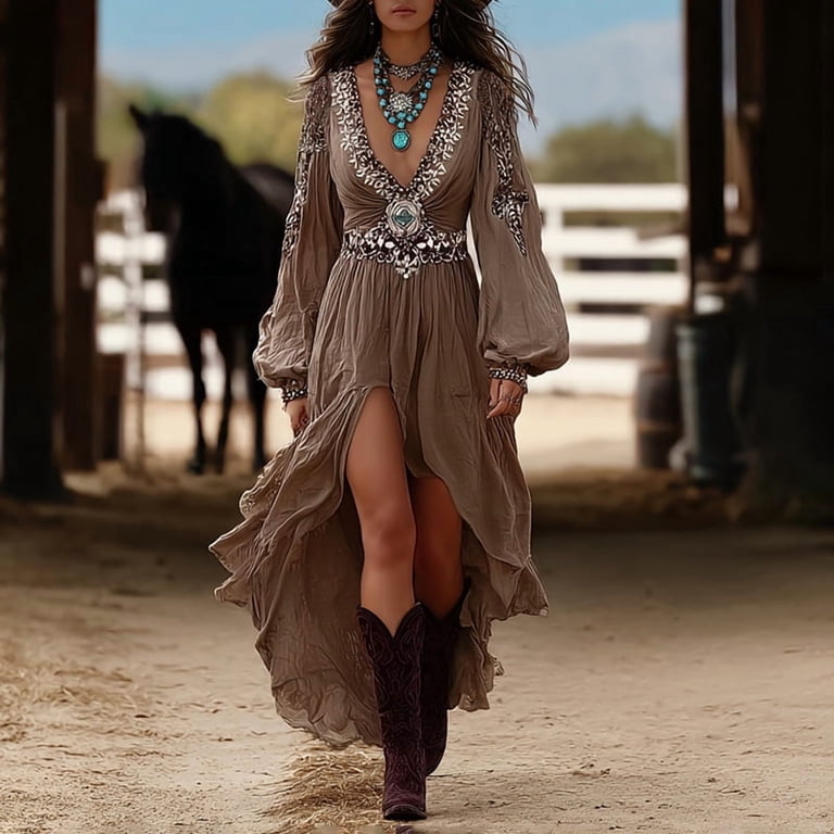 womens boho midi dress Boho Beauty Butter Midi Dress