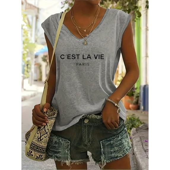 MORTTIC Women's Sleeveless Tank Tops Casual Loose Fit Summer T-Shirts & Tunic Blouses