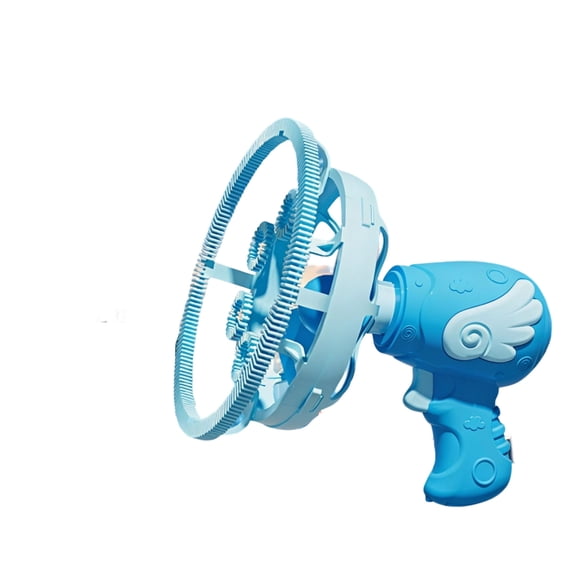 MORVLIX Plastic Foam Blaster - Automatic Handheld Foam Gun for Outdoor Parties with Wing Shape Design Blue