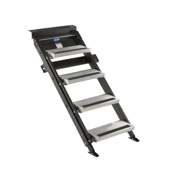 MORryde STP-215 Flip Tread RV Entry Step - 4-Step