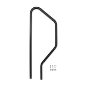 MOR/ryde STP214-121H Entry Step Hand Rail; StepAbove  ; Use With 2nd Generation StepAbove 3 Step RV Steps; Black; Powder Coated