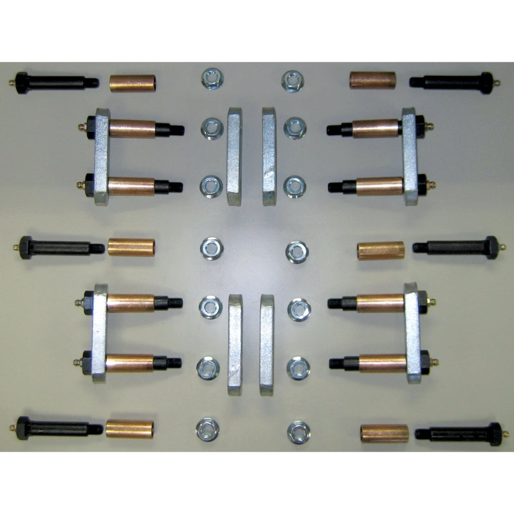 MORryde UO12016 Heavy Duty Shackle Upgrade Kit Tandem Axle