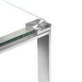 thumbnail image 1 of MOS Gem Modern Tempered Glass & Stainless Steel End Table - End Table, 1 of 3