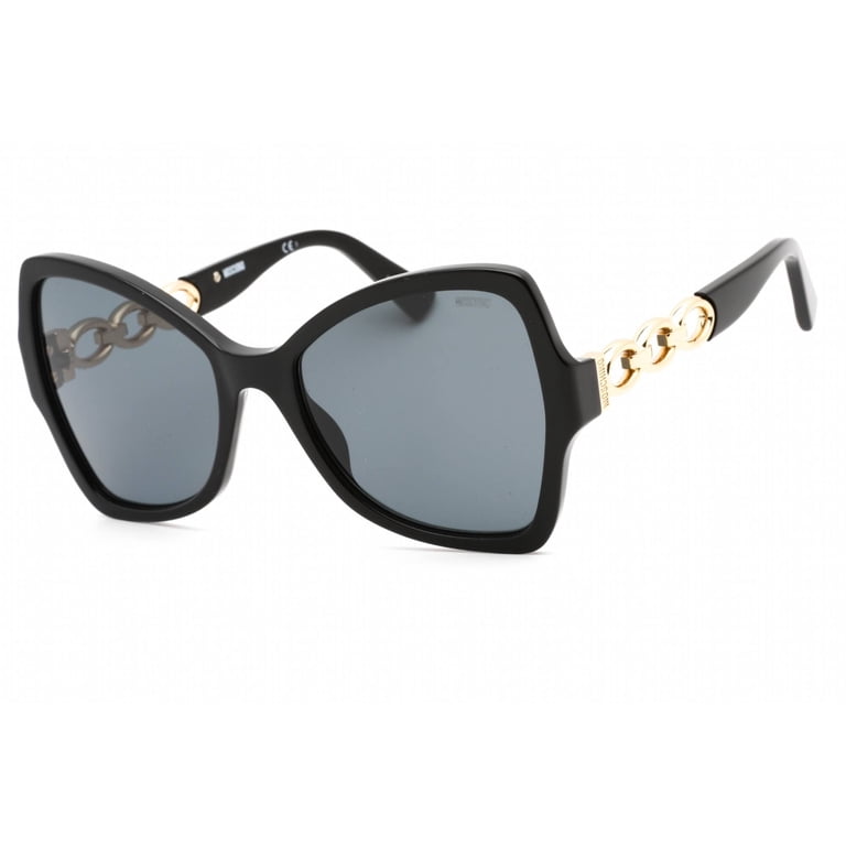 Moschino Butterfly Ladies Sunglasses, Dark Grey, 54mm Lens  display picture 1