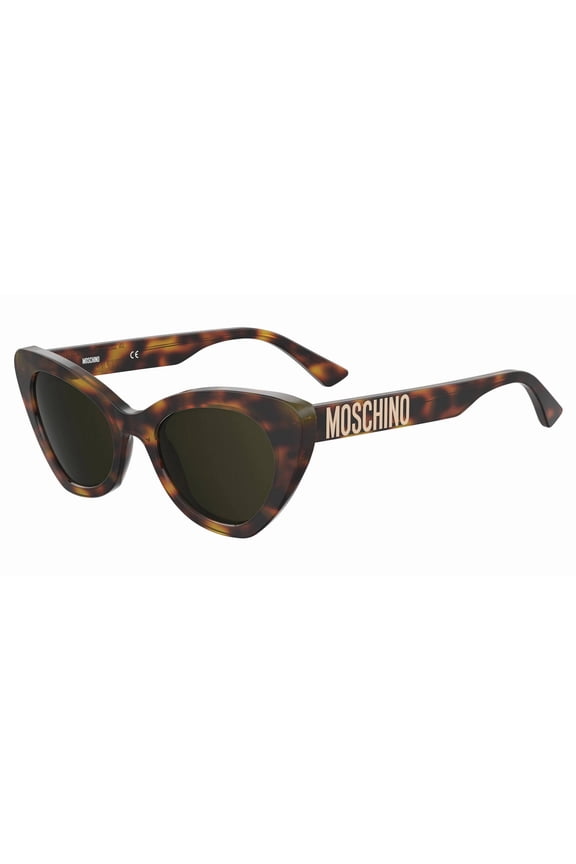 MOS147/S 005L 70 Women's Havana Plastic Frame Sunglasses