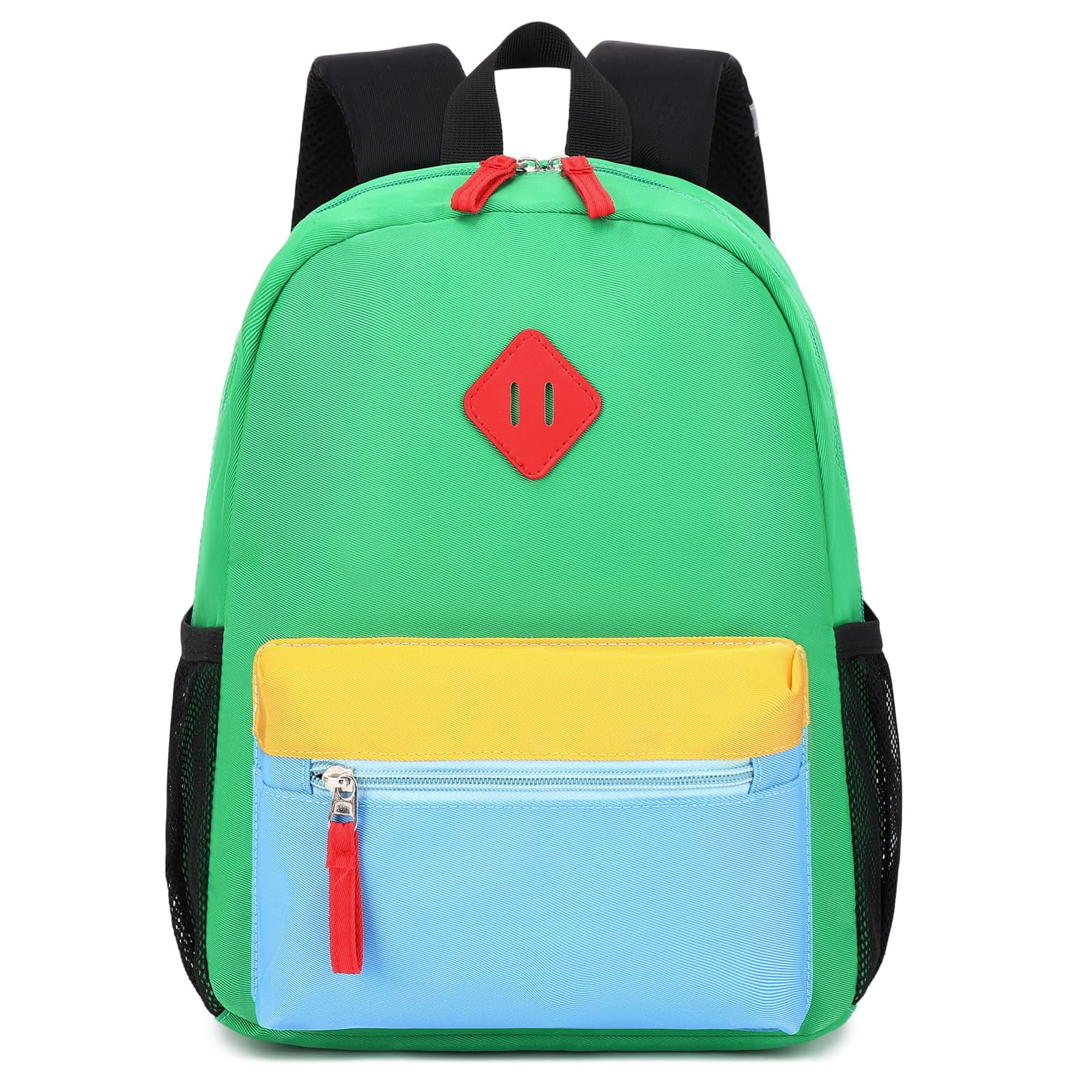 MOSEYEYOO Kids Backpack for Boys 3-9, Toddler Boys Backpack Fits 3 to 9 years for Elementary School Bag with Chest Buckle and Reflective Strip, 16 inch, Large