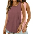 thumbnail image 1 of MOSHU 2 Pack Tank Tops for Women Loose Fit Summer Sleeveless Tops Round Neck Flowy Casual Shirts Outfits, 1 of 7