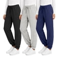thumbnail image 1 of MOSHU 3 Pack Sweatpants for Women Athletic Joggers with Pockets Elastic Waist Lightweight Sweatpants Casual Soft Pants, 1 of 8