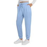 MOSHU Drawstring Sweatpants for Womens Lounge Casual Joggers Pants Fall Womens Sweatpants with Pockets