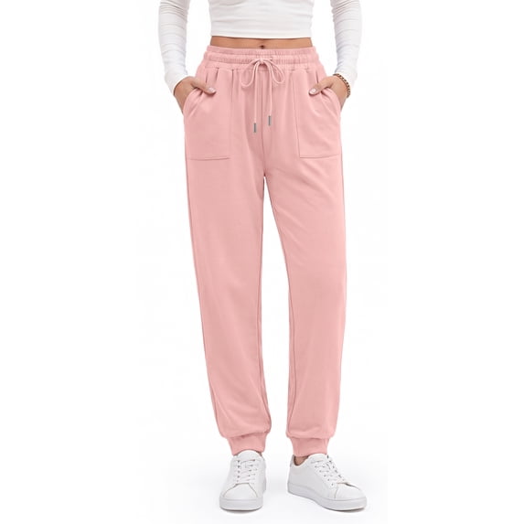 MOSHU Drawstring Sweatpants for Womens Lounge Casual Joggers Pants Fall Womens Sweatpants with Pockets
