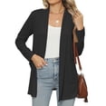 thumbnail image 1 of MOSHU Lightweight Cardigans for Women Long Sleeve Open Front Tops Casual Loose Fall Cardigan with Pockets, 1 of 9
