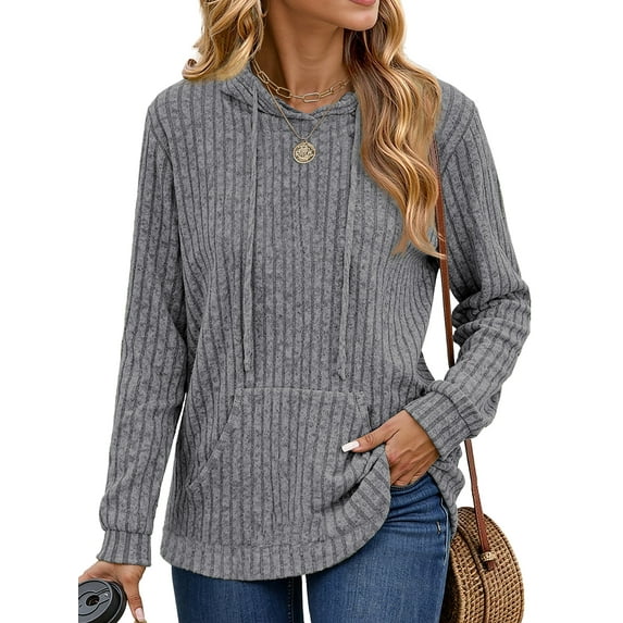 MOSHU Loose Hoodies for Women Casual Fall Tops Long Sleeve Womens Sweatshirts Pullover Fashion Shirts with Pocket