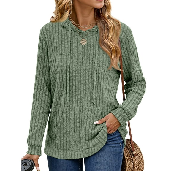 MOSHU Loose Hoodies for Women Casual Fall Tops Long Sleeve Womens Sweatshirts Pullover Fashion Shirts with Pocket