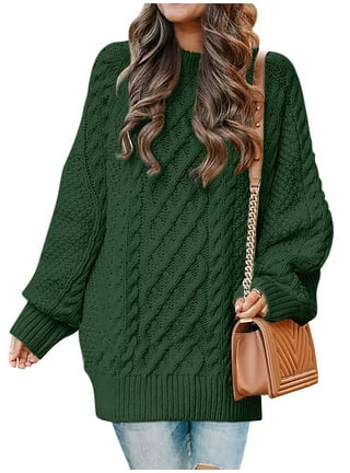 Womens Sweaters in Womens Clothing Green Walmart