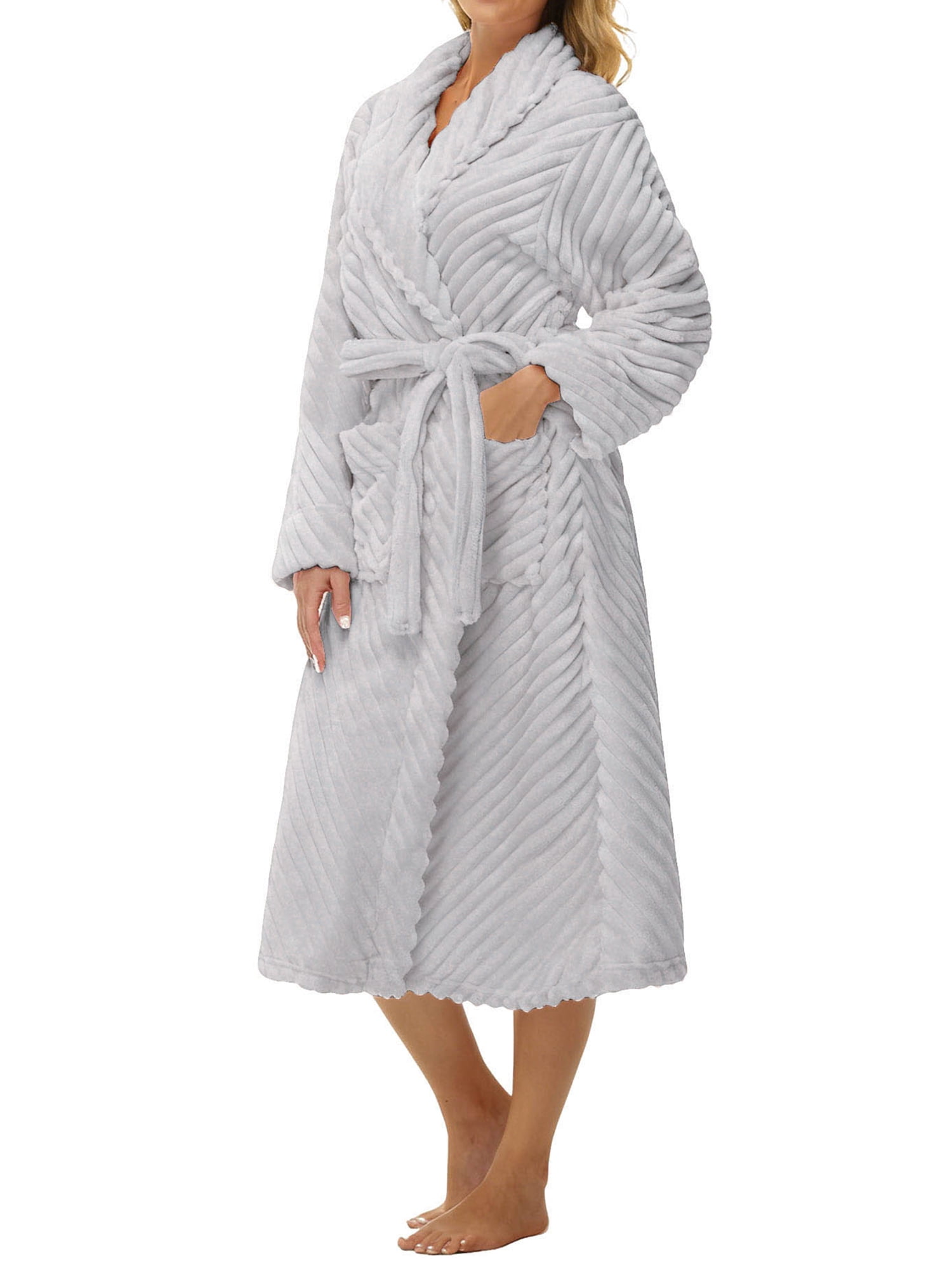 Premium Robe Design MOSHU Premium Robes for Women Super Soft Cozy Fleece Womens Robe Plush ...