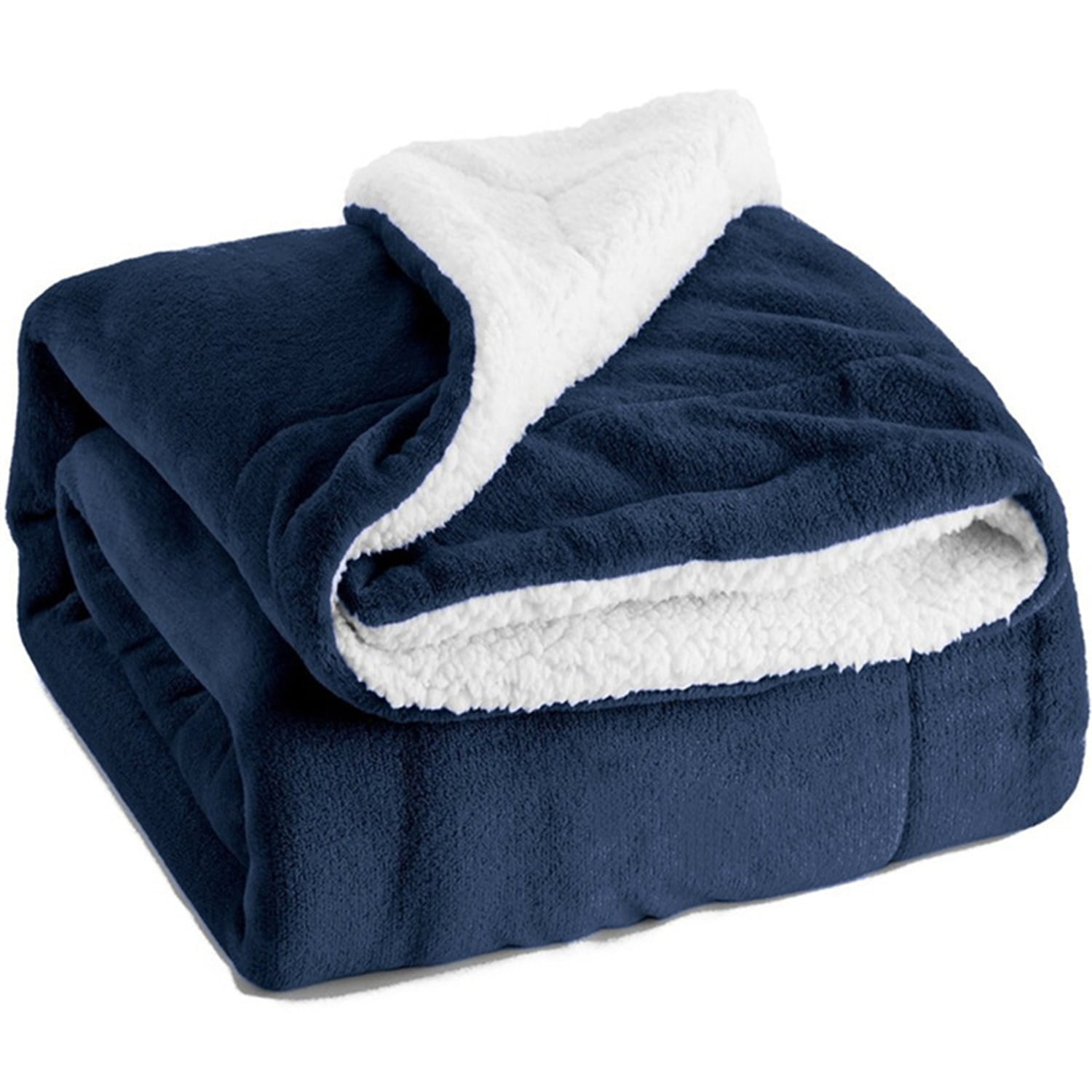 MOSHU Sherpa Fleece Blankets Double Reversible Comforter for Bed Warm