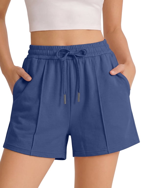 Shorts for Women Drawstring Waist Women Shorts Summer Casual Shorts with Pockets