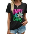 thumbnail image 1 of MOSHU St Patricks Day Shirts Round Neck Women T-Shirts Short Sleeve Loose Graphic Tees, 1 of 8