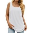 thumbnail image 1 of MOSHU Summer Womens Tank Tops U Neck Casual Flowy Sleeveless Shirts for Women, 1 of 10