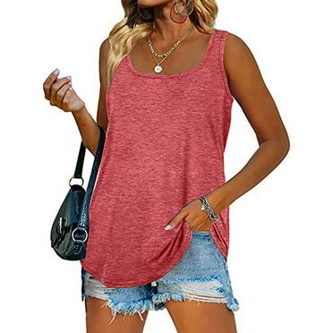 Womens Tank Tops Summer Sleeveless Business Casual Outfits 2024 Basic ...