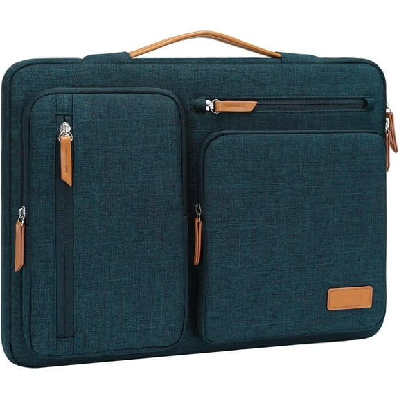 MOSISO 12.9"Tablet Sleeve Case for iPad Pro 13 M4 & iPad Air 13 M3 M2, iPad Pro 12.9 M2 M1 6/5th with Magic Keyboard&Smart Keyboard Folio, Side Open Carrying Bag with 4 Zipper Pockets