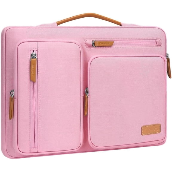 MOSISO 12.9"Tablet Sleeve Case for iPad Pro 13 M4 & iPad Air 13 M3 M2, iPad Pro 12.9 M2 M1 6/5th with Magic Keyboard&Smart Keyboard Folio, Side Open Carrying Bag with 4 Zipper Pockets