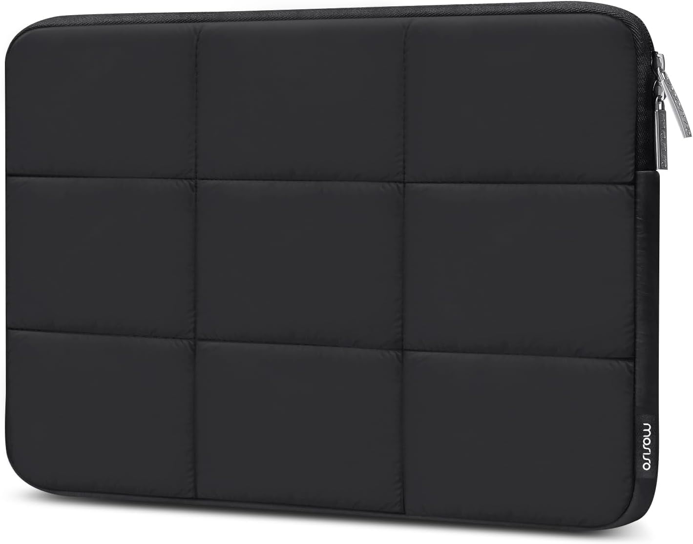 MOSISO 13-14 inch Laptop Case, 13.3 inch Puffy Laptop Sleeve Compatible with MacBook Air 13 13.3 13.6/Pro 13/14, HP, Dell, ASUS, Lenovo, Rectangle Quilted Puffer Computer Bag for Women