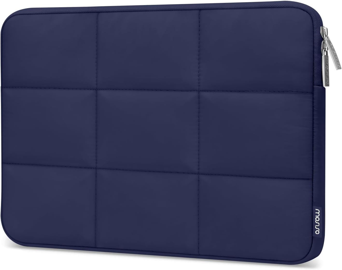 MOSISO 13-14 inch Laptop Case, 13.3 inch Puffy Laptop Sleeve Compatible with MacBook Air 13 13.3 13.6/Pro 13/14, HP, Dell, ASUS, Lenovo, Rectangle Quilted Puffer Computer Bag for Women