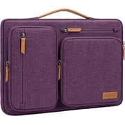 MOSISO 13.3 Inch Laptop Sleeve Case, 360 Protective Laptop Bag with Handle & 4 Zipper Pockets, Compatible with HP, Dell,