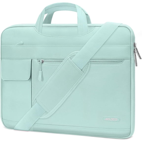 MOSISO 13.3" Laptop Shoulder Bag Travel Business School Polyester Notebook Messenger Briefcase Sleeve Case Computer Handbag for MacBook/Dell/HP/Surface/Lenovo/Acer/Asus,